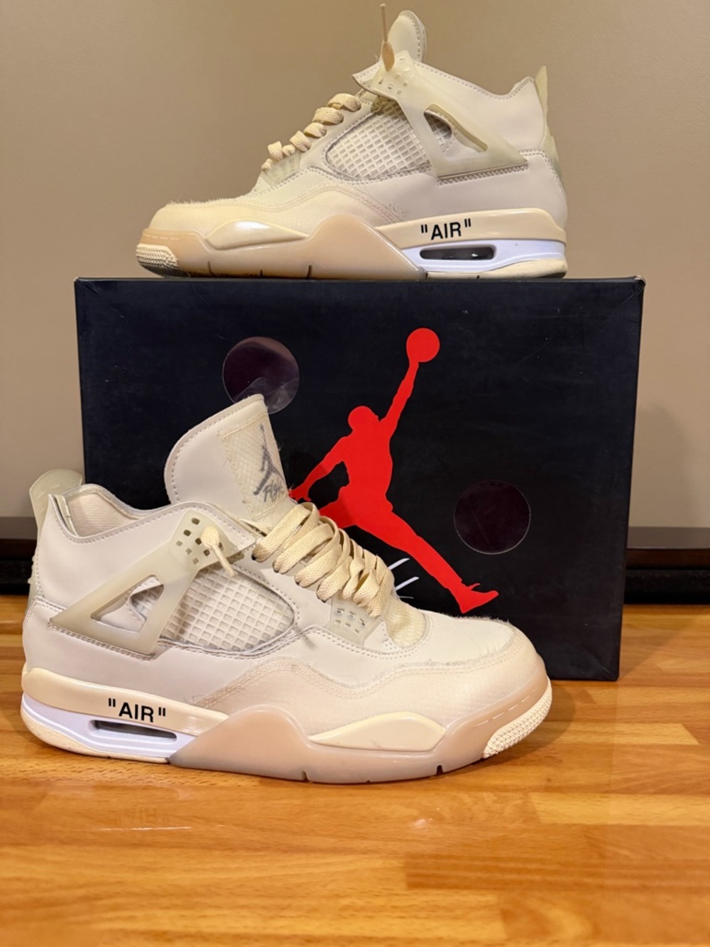 Off white Air Jordan 4s